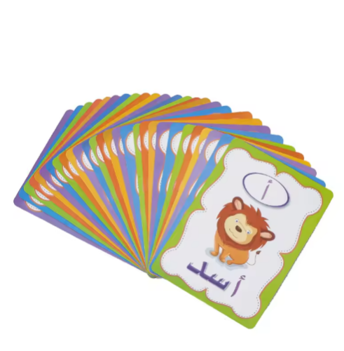 صورة 28 قطعة/المجموعة قابل للمسح التعلم التعرف على الحروف الأبجدية العربية بطاقات فلاش بطاقات تعليمية لرياض الأطفال التعليم المبكر