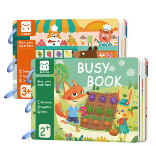 صورة كتاب هادئ الطفل المسيل للدموع كتاب معجون اليد المسيل للدموع التعليم المبكر ملصق سحري لعبة التنوير التعليمية لرياض الأطفال