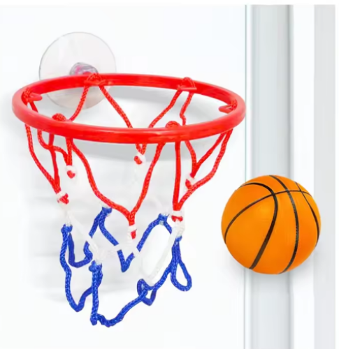 صورة مجموعة كرة سلة صغيرة، لعبة طاولة مطاطية صلبة للمعصم، لعبة طاولة الرماية للأطفال