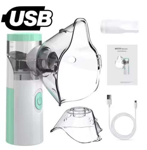 صورة الطبية الصامتة شبكة البخاخات يده الربو الاستنشاق البخاخة الأطفال الرعاية الصحية البخاخات المحمولة الصغيرة المرطب