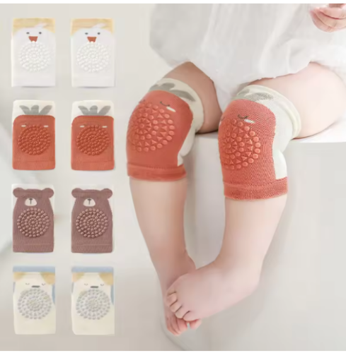 صورة جديد وصول الطفل منصات الركبة الصيف رقيقة الكرتون الاطفال منصات الركبة واقية الوليد منصات الركبة الزحف المضادة للانزلاق منصات الركبة للطفل