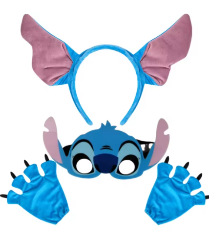 صورة أنيمي ديزني غرزة عقال أقنعة قفازات مجموعة الأطفال حفلة عيد ميلاد قناع عقال بنين بنات لطيف أغطية الرأس الاطفال الهدايا اللعب